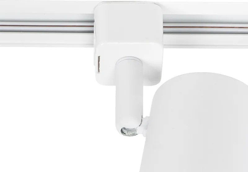 Nowoczesny system szynowy 1-fazowy z 3 reflektorami białymi - Jeana