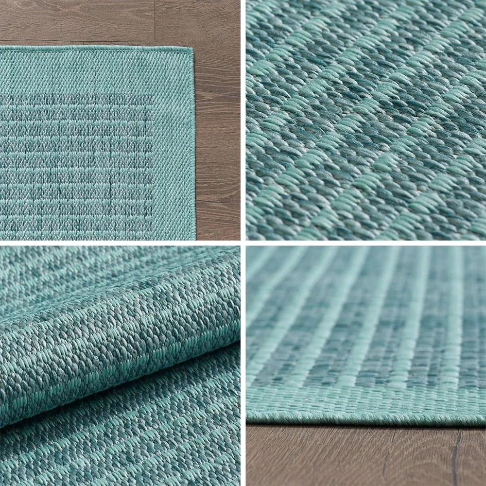 Niebieski dywan odpowiedni na zewnątrz 80x150 cm Giza 1410 – Ayyildiz Carpets