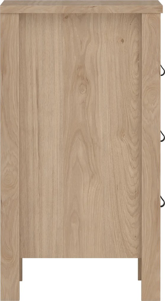 Szafka nocna z 3 szufladami Madrid, jackson hickory
