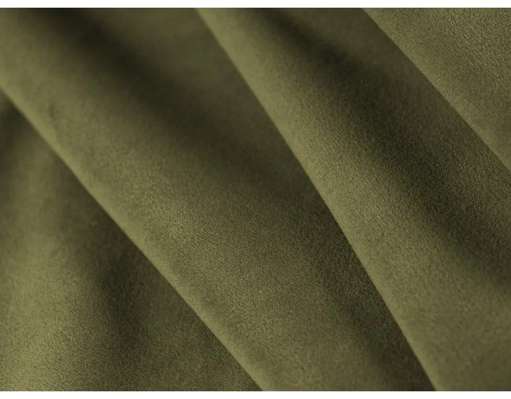 Zielona aksamitna sofa 200 cm Mackay – Cosmopolitan Design