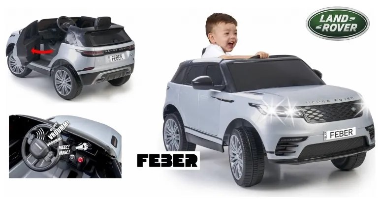 Feber samochód na akumulator range rover velar 6v ce