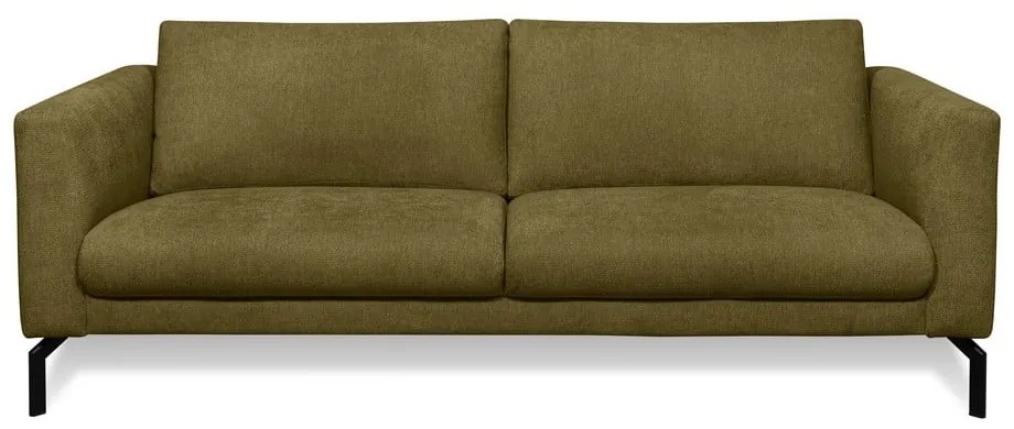 Musztardowa sofa 216 cm Gomero – Scandic