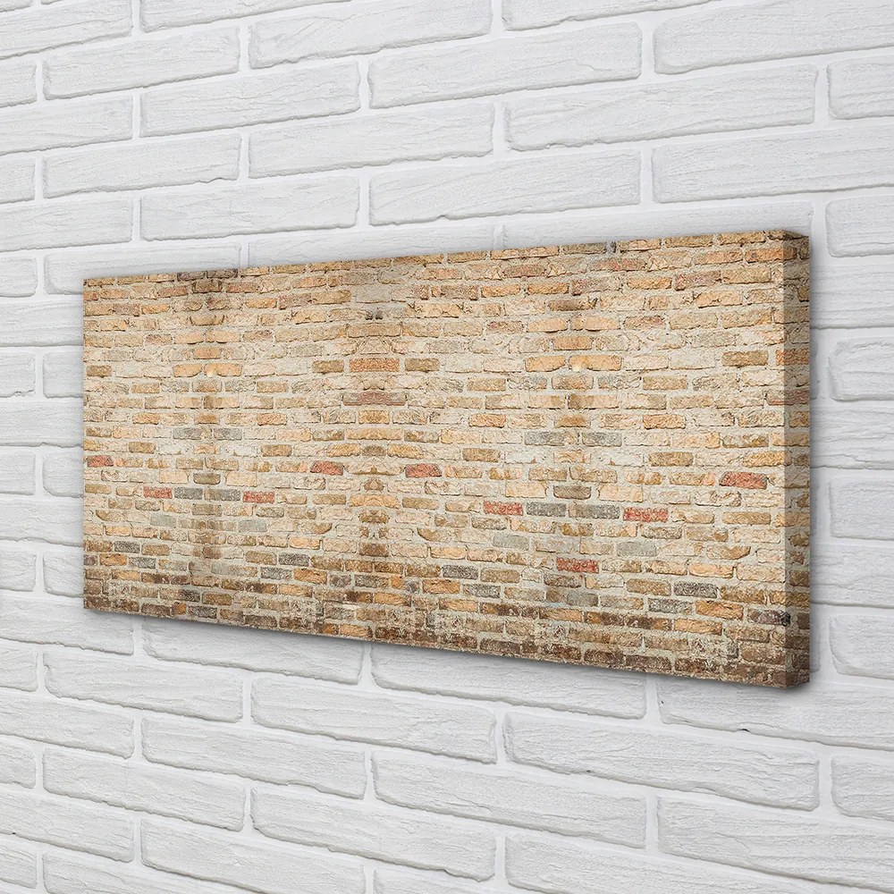 Obraz drukowany na płótnie Industrialna Czerwona Cegła