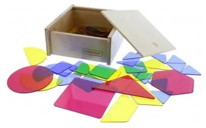 Masterkidz półprzezroczyste kształty geometryczne