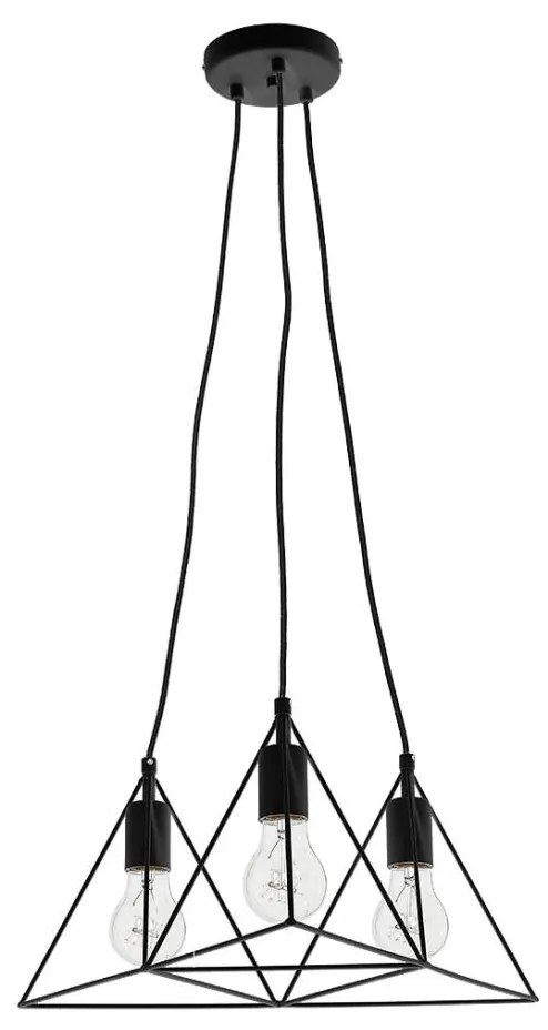 Lampa wisząca TREKANT 3xE27/60W