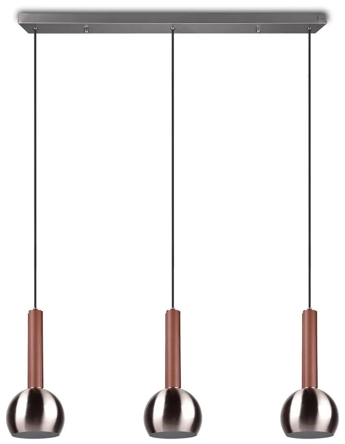 Szara lampa wisząca Ciliana – CINQUE