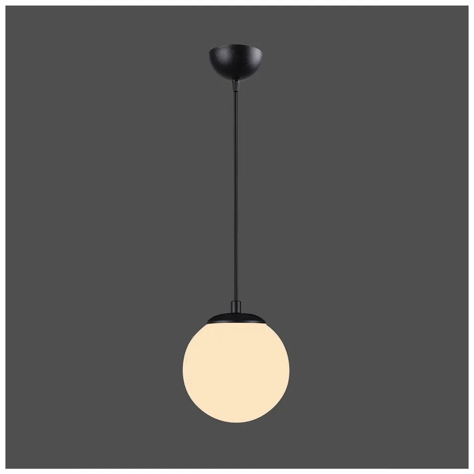 Czarna lampa wisząca Squid Lighting Efe, wys. 120 cm