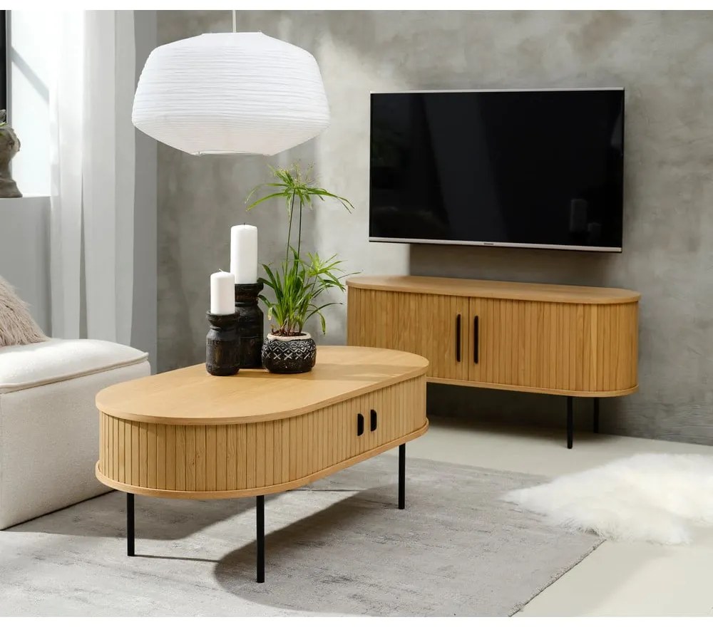 Czarny stolik 60x120 cm Nola – Unique Furniture