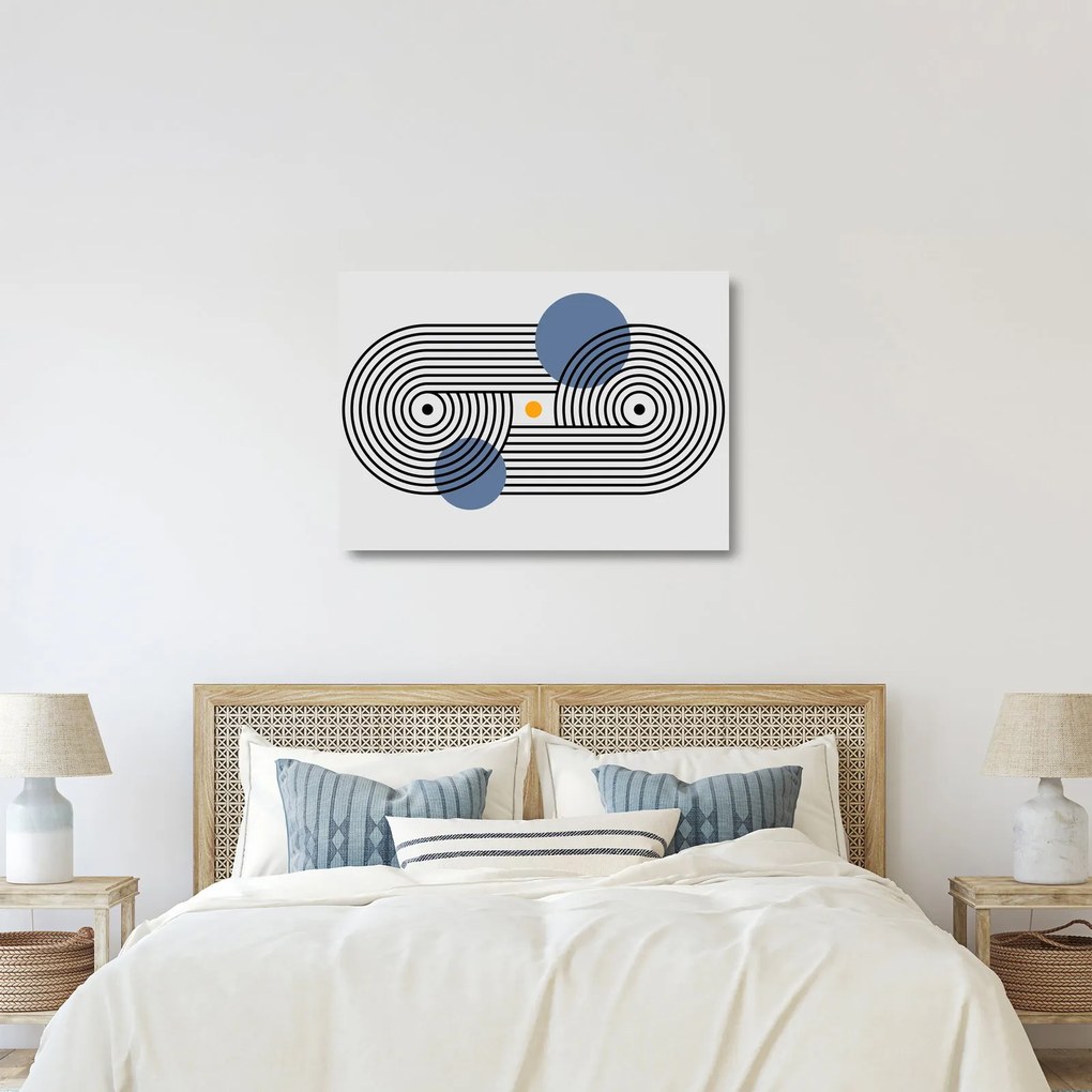 Obraz na szkle - Minimalistyczna abstrakcja N⁰3 (70x50 cm)