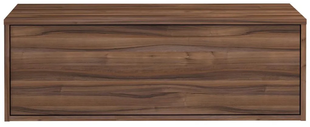 Szafka pod umywalkę wisząca - Kolor naturalny ciemny - 94 cm - TEANA II
