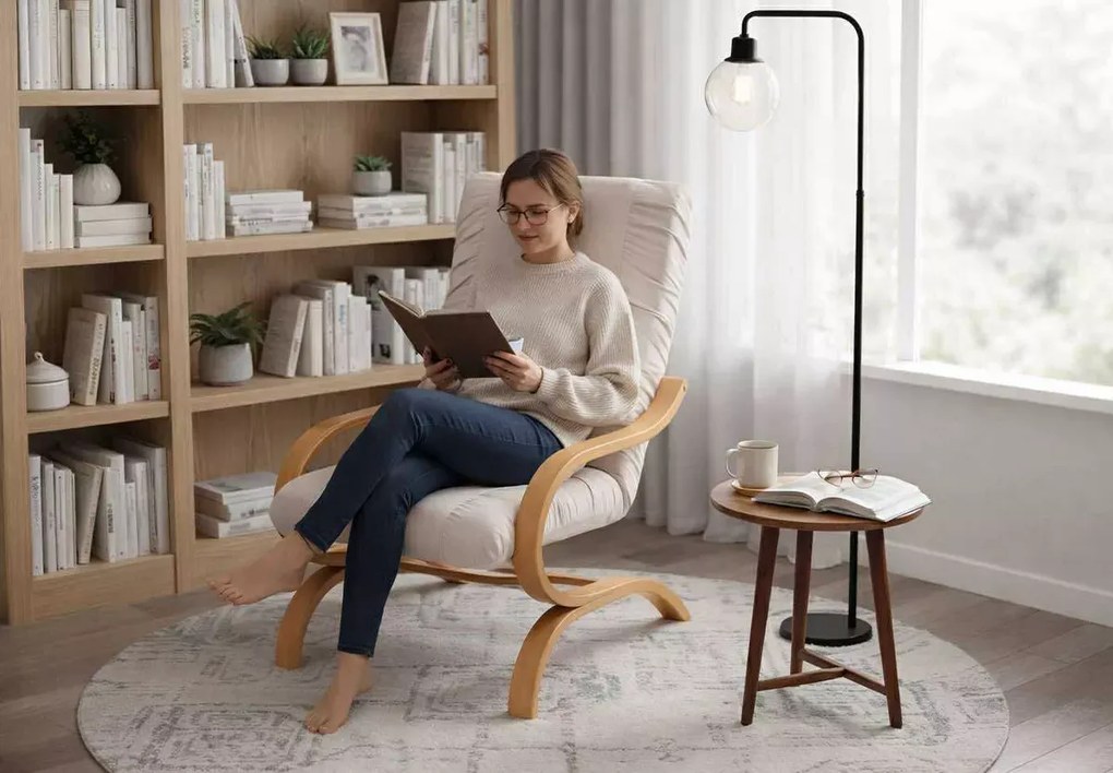 Elegancki fotel finka Kira z podłokietnikami