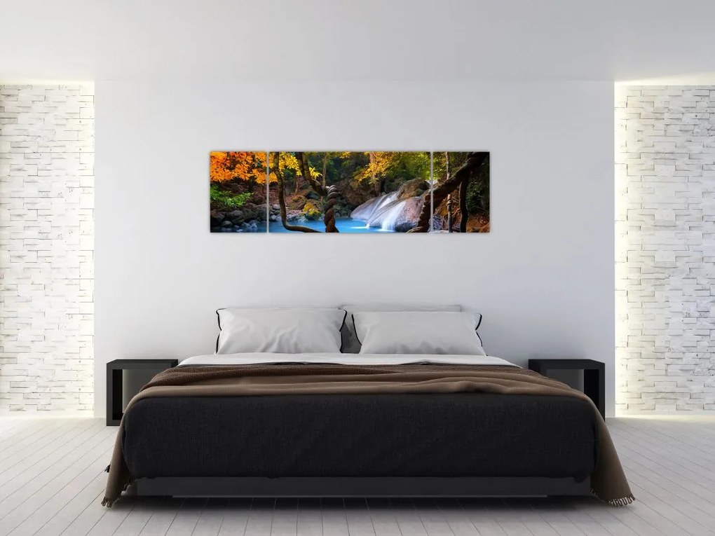 Obraz - Wodospady w Azji (170x50 cm)
