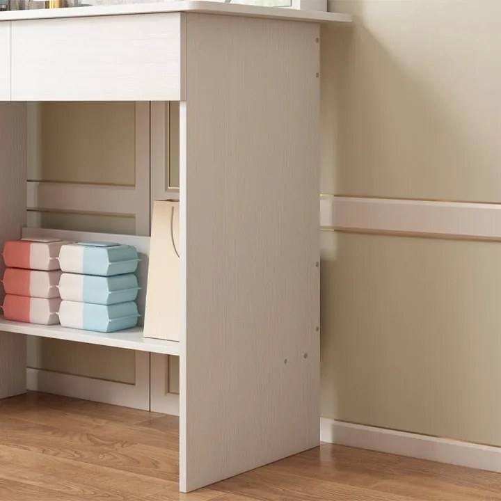 Toaletka kosmetyczna makijażu wizażu z lustrem LED 90 cm