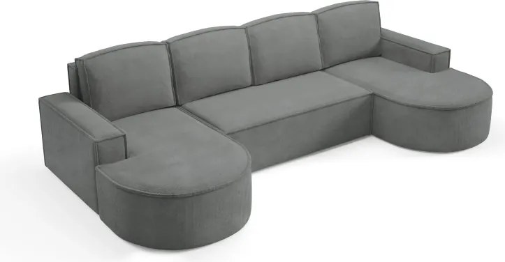 Narożnik MOLLY XL wolnostojący układ U z funkcją spania w tkaninie Curio 97 DomoHome