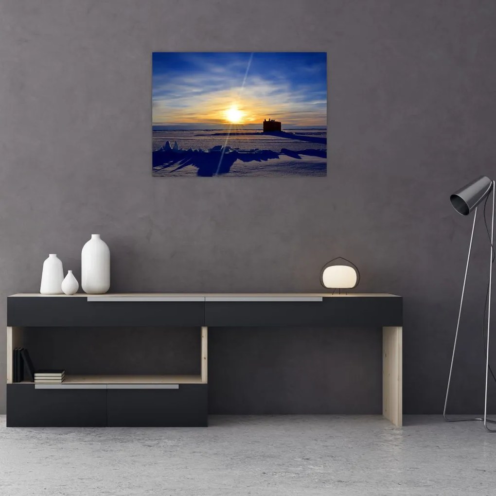 Obraz - krajobraz polarny (70x50 cm)