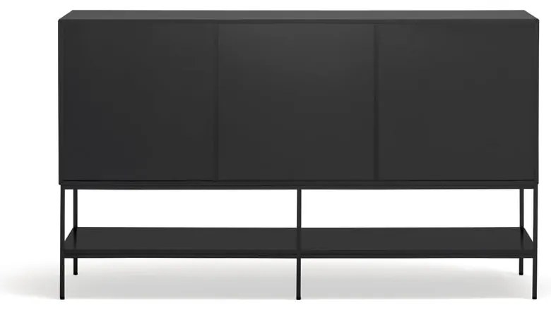 Czarna komoda 166x98x45 cm Platt – Teulat