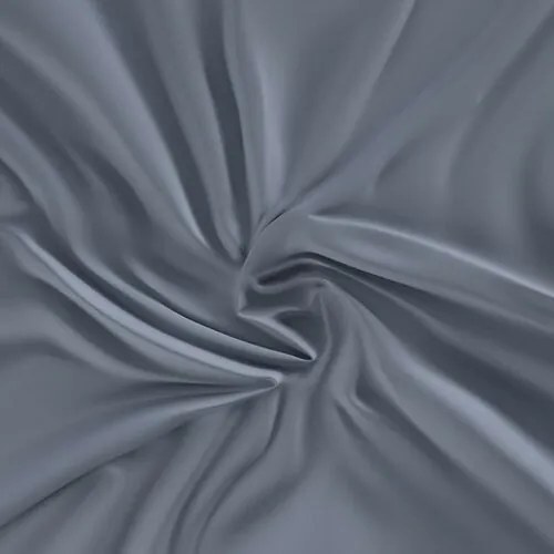 Kvalitex Prześcieradło satynowe z gumką ciemnoszary, 90 x 200 cm