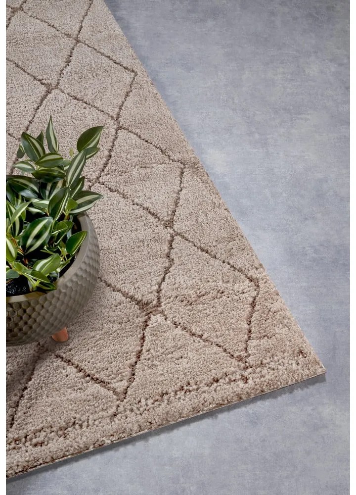 Beżowy chodnik 80x240 cm Perrotin Beige – Elle Decoration
