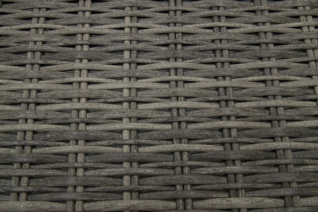 Rattanowy zestaw modułowy BORNEO LUXURY dla 2 osób (szary)