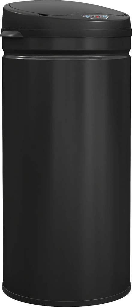 HOMCOM Kosz na śmieci z czujnikiem 42 L z funkcją Soft-Close, bezdotykowy kosz ze stali nierdzewnej idealny do higienicznych kuchni.