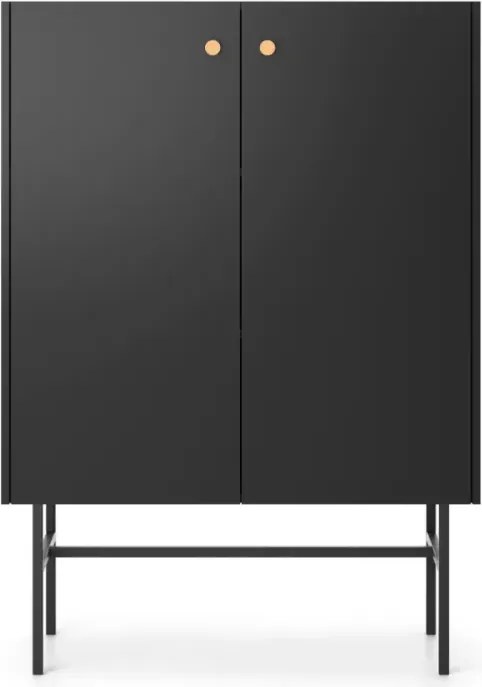 Komoda Alderia 2D – elegancka i kompaktowa w dwóch kolorach