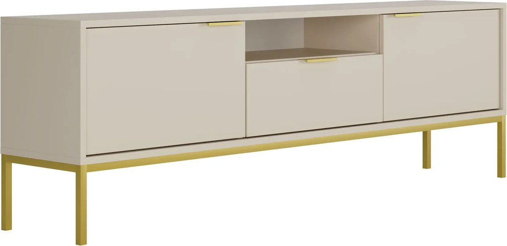 Szafka pod TV z drzwiczkami i szufladą 175 cm kaszmir Z3-M53