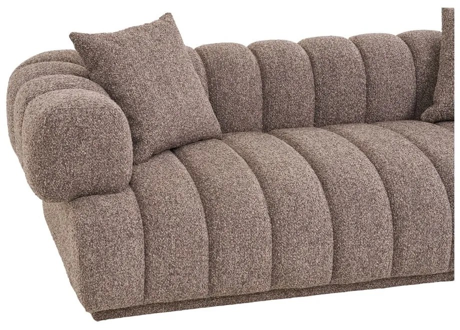 Brązowa sofa 226 cm Aurora – House Nordic