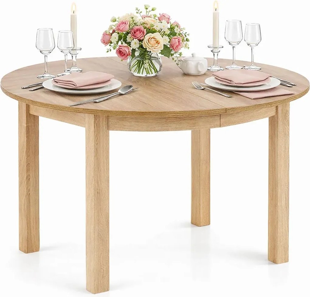 Okrągły Stół Rozkładany Dąb Sonoma P6-S18