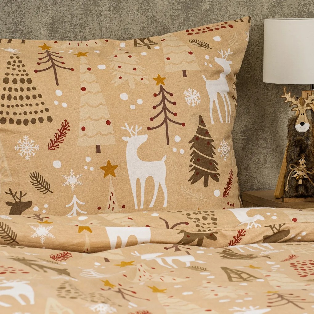 4Home Pościel flanelowa Festive, 140 x 200 cm, 70 x 90 cm, 140 x 200 cm, 70 x 90 cm