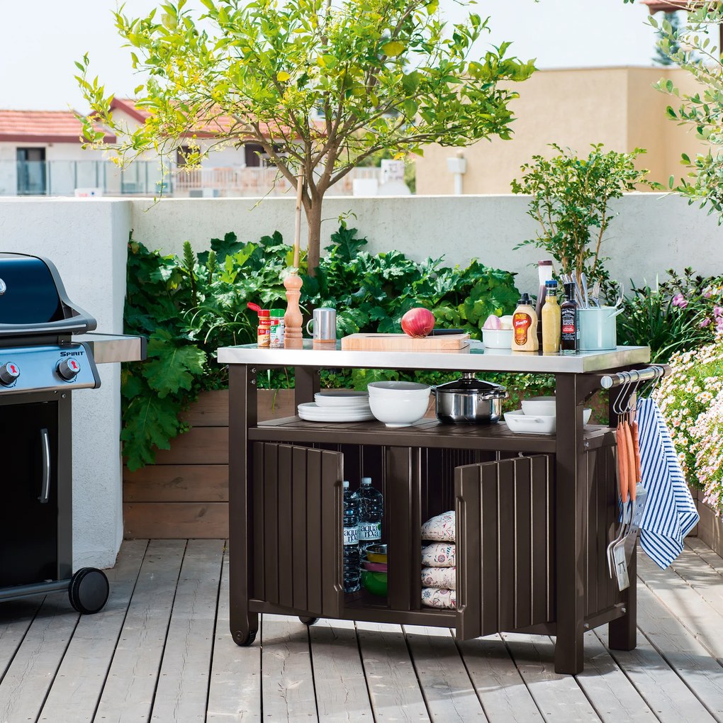 Barek ogrodowy Unity XL 207 l brązowy KETER