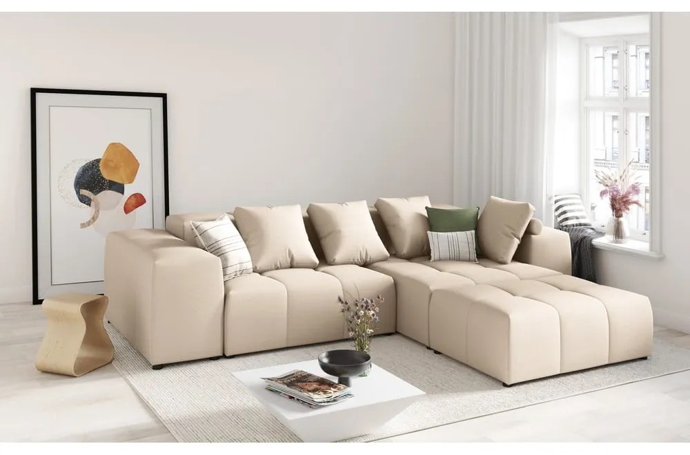 Beżowe oparcie do sofy modułowej Rome – Cosmopolitan Design