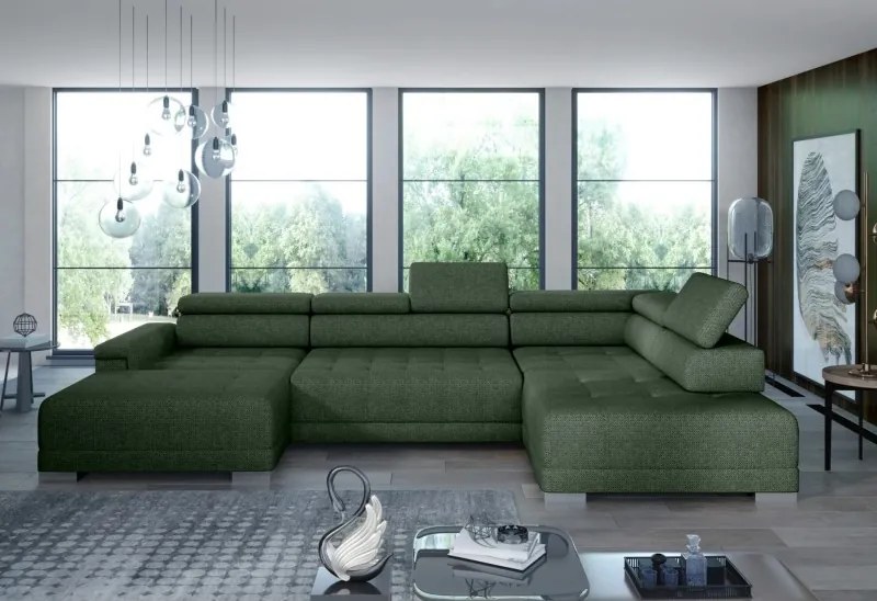 Narożnik CAMPO XL z elektryczną regulacją siedziska WERSAL