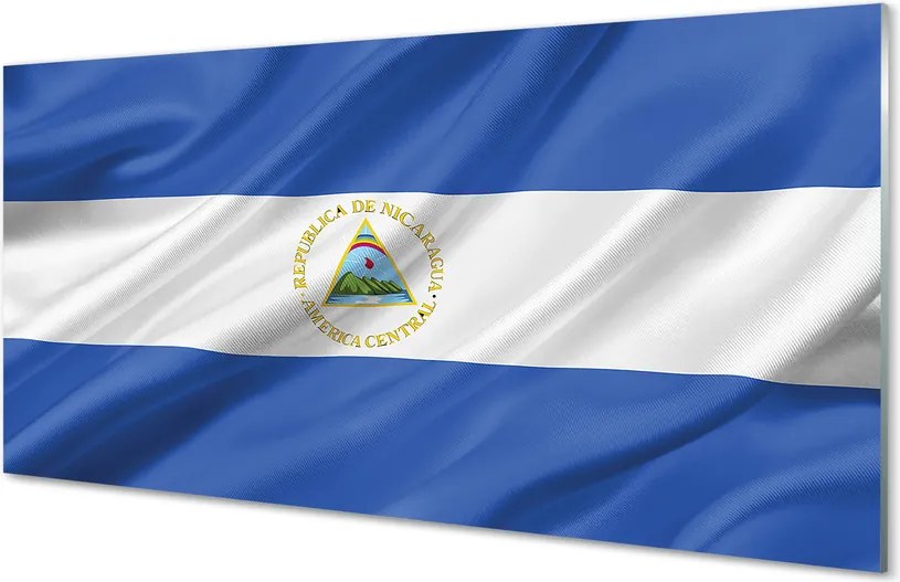 Panel szklany do Kuchni Powiewająca Flaga