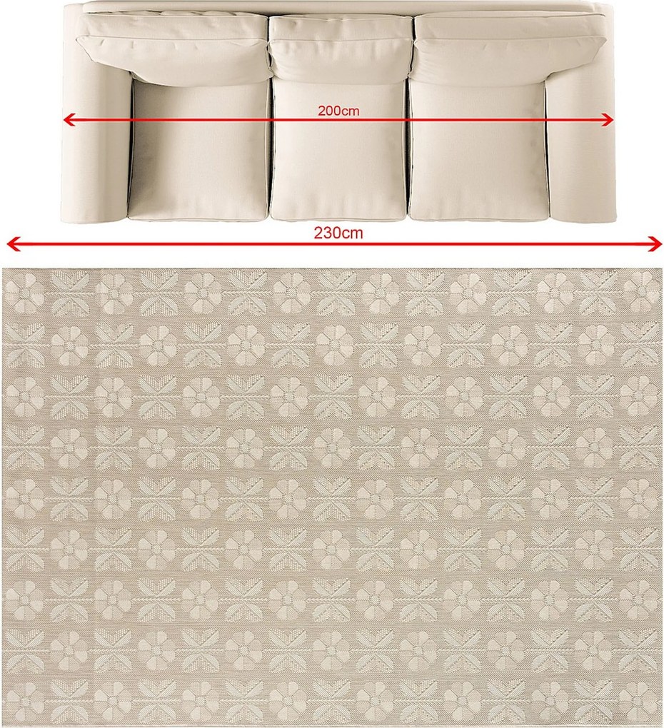 Dywan Liva sand 160x230 cm
