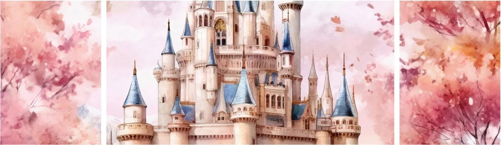 Obraz - Bajkowy zamek (170x50 cm)