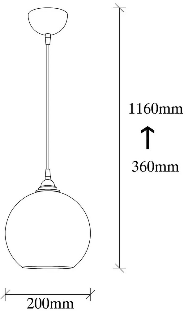 Lampa wisząca Gold 020, złoty