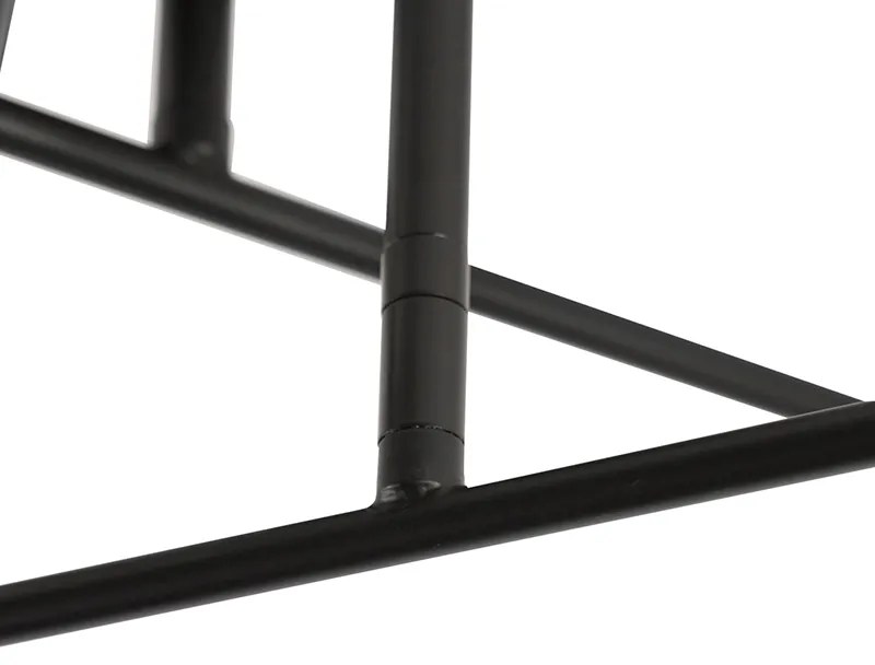 Industrialna lampa sufitowa czarna ze złotem 6 świateł - Sydney