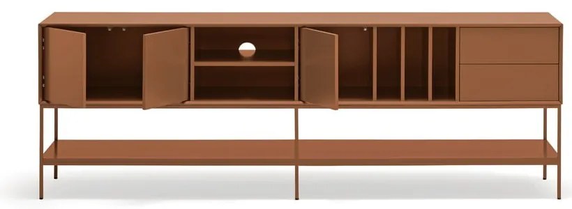 Ceglasta szafka pod TV 220x74x45 cm Platt – Teulat