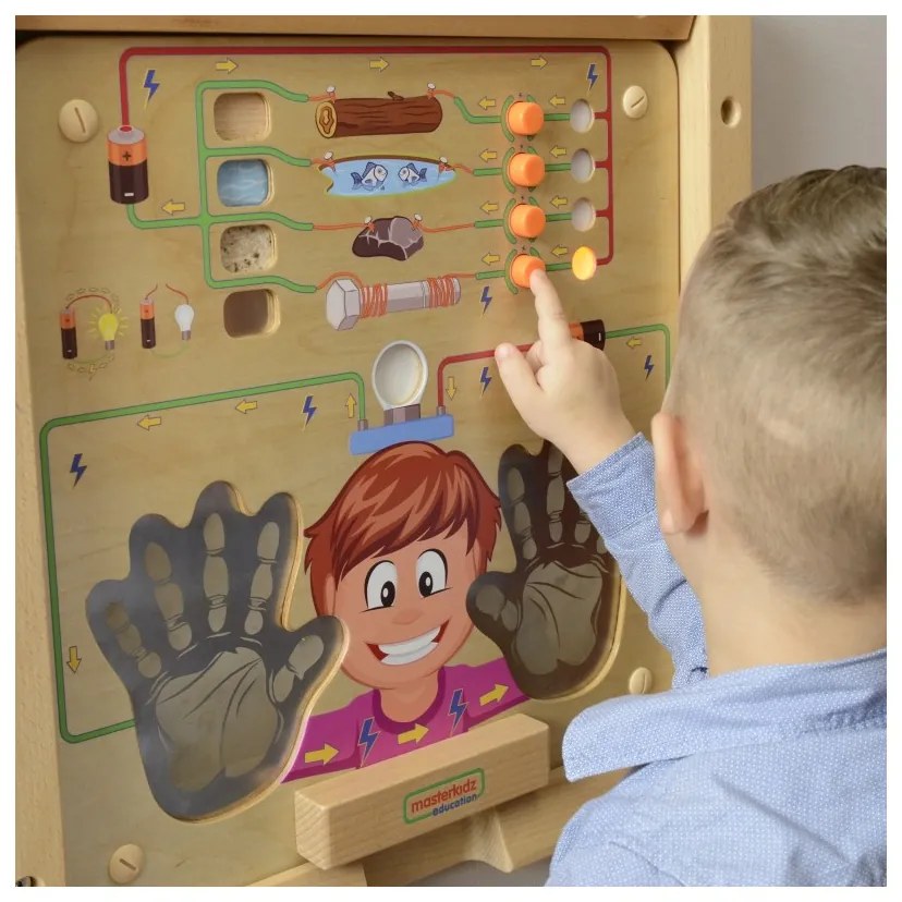 Masterkidz tablica edukacyjna eksperyment przewodnictwa