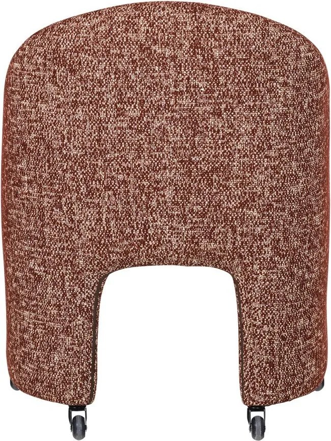 Tapicerowane krzesło biurowe w kolorze terakoty Cordo – WOOOD
