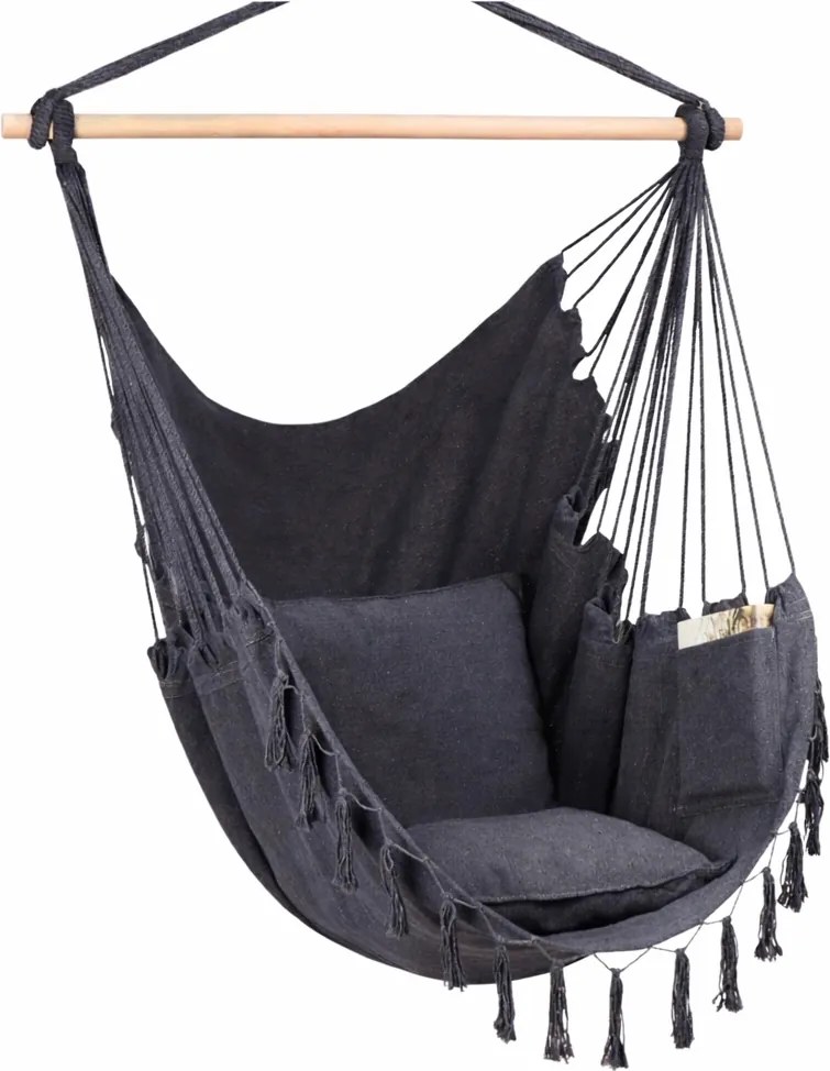 Fotel wiszący brazylijski z poduszką - hamak ogrodowy Breeze HC-2503