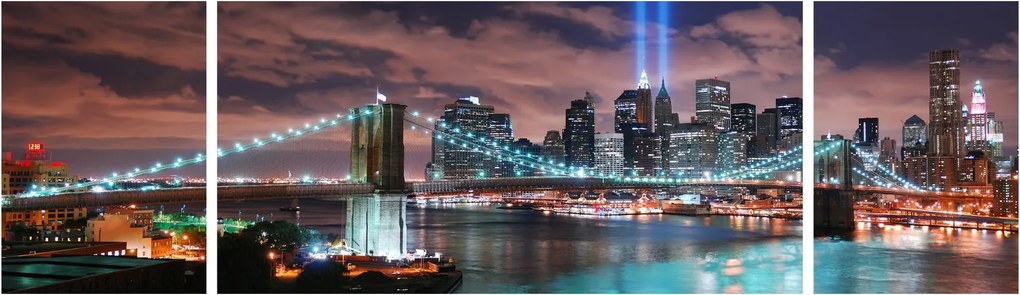 Obraz - Nowy Jork, Manhattan (170x50 cm)
