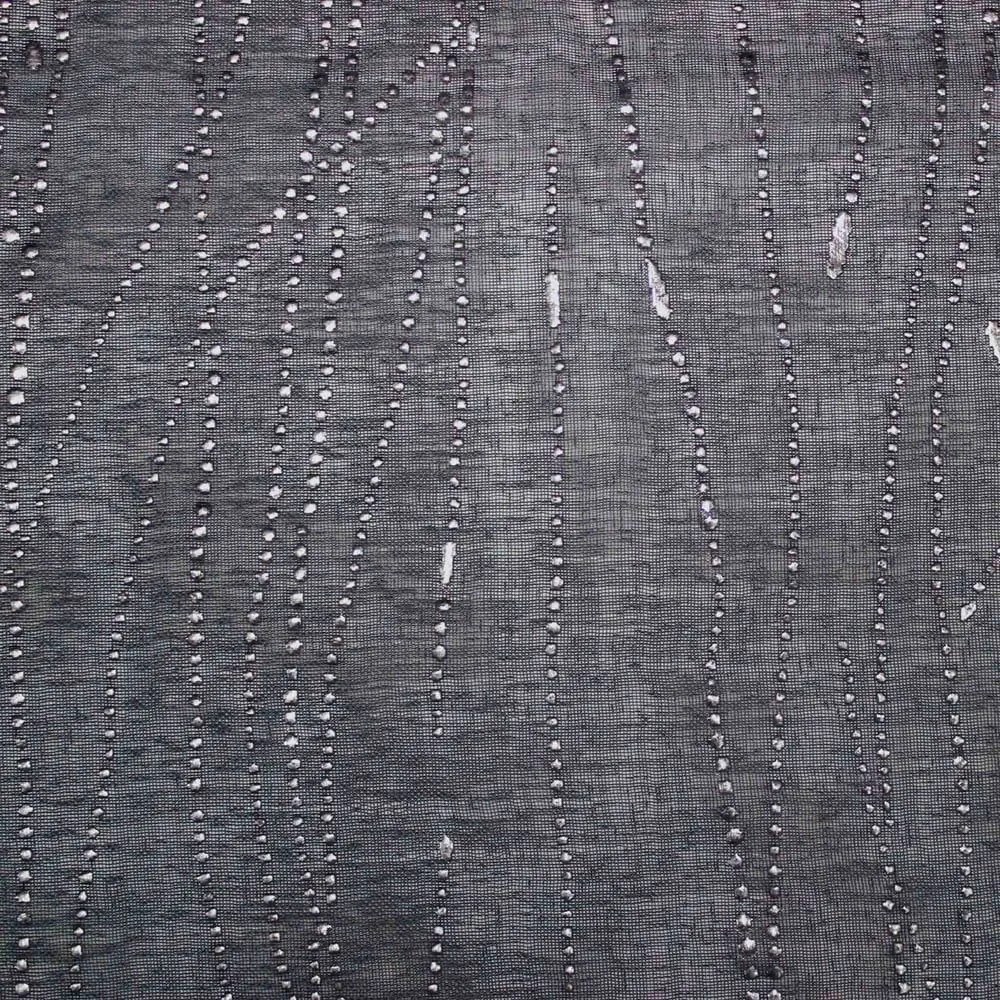 Antracytowe firanki z woalu zestaw 2 szt. 70x200 cm Filiane – douceur d'intérieur