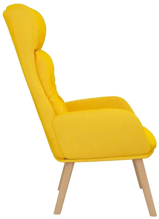 Musztardowy fotel do relaksu G1-H46