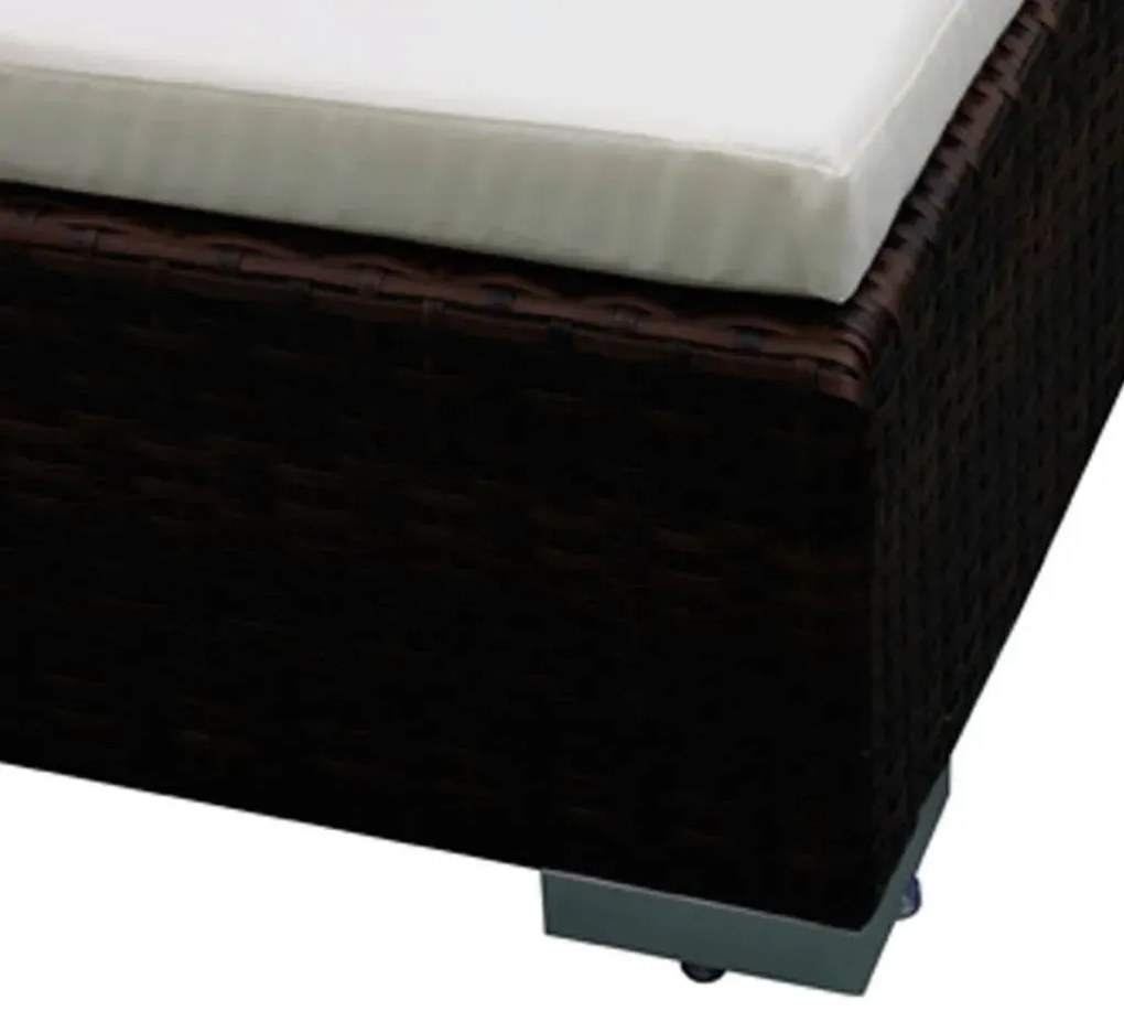 Brązowy komplet wypoczynkowy do ogrodu N8-M96