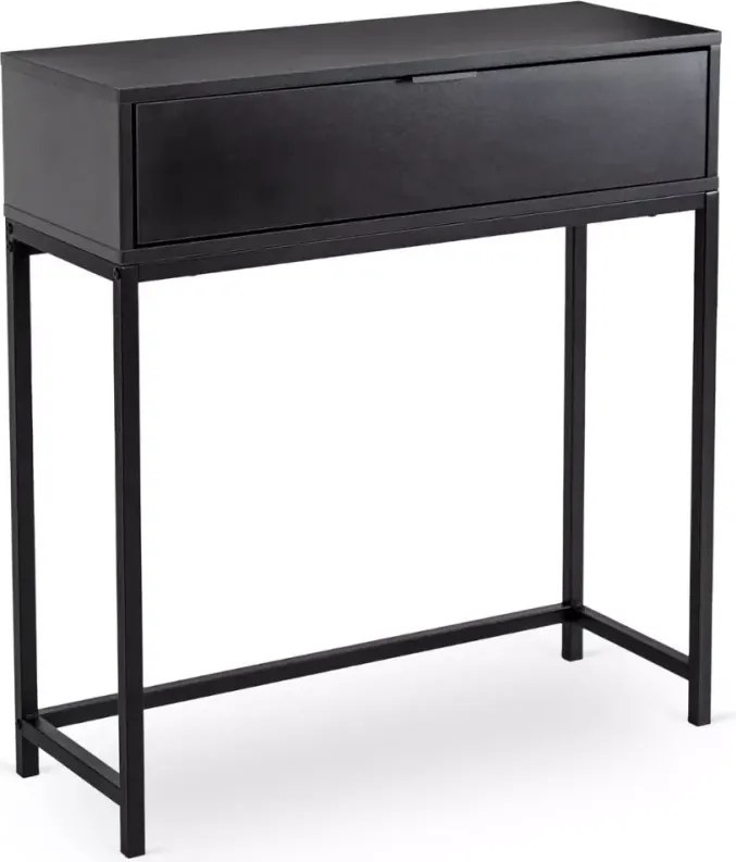 Troy toaletka z szufladami – loftowa, metal i drewno