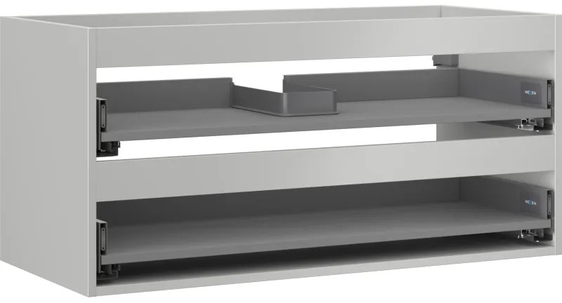 Mexen Box-A korpus szafki podumywalkowej 100 cm, 2 szuflady, szary mat - 91AX0-1000-470-2-62