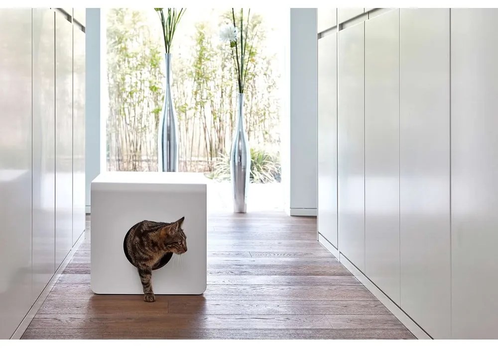 Biała kuweta dla kota 41x54,5 cm Sito White – MiaCara