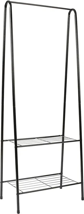 Minimalistyczny czarny wieszak na ubrania G4-G30