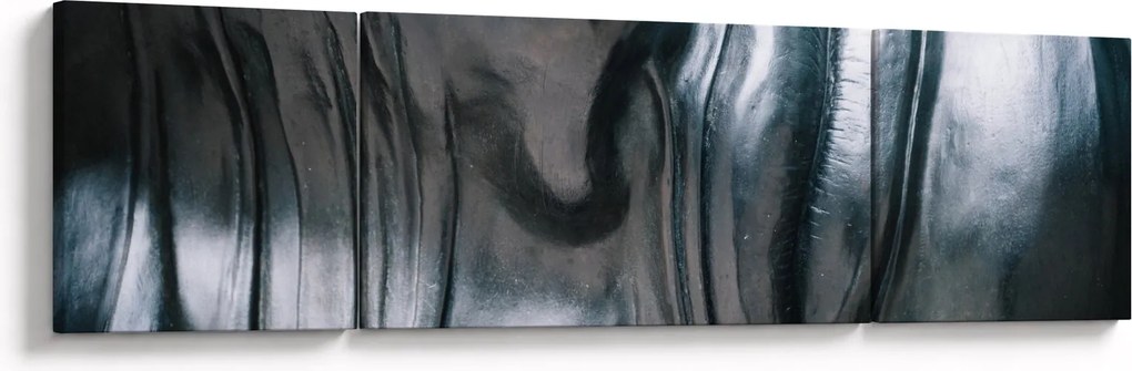 Obraz - Twarz ze stali (170x50 cm)